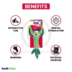 KONG Tropics Bird Cat Toy Assorted One Size