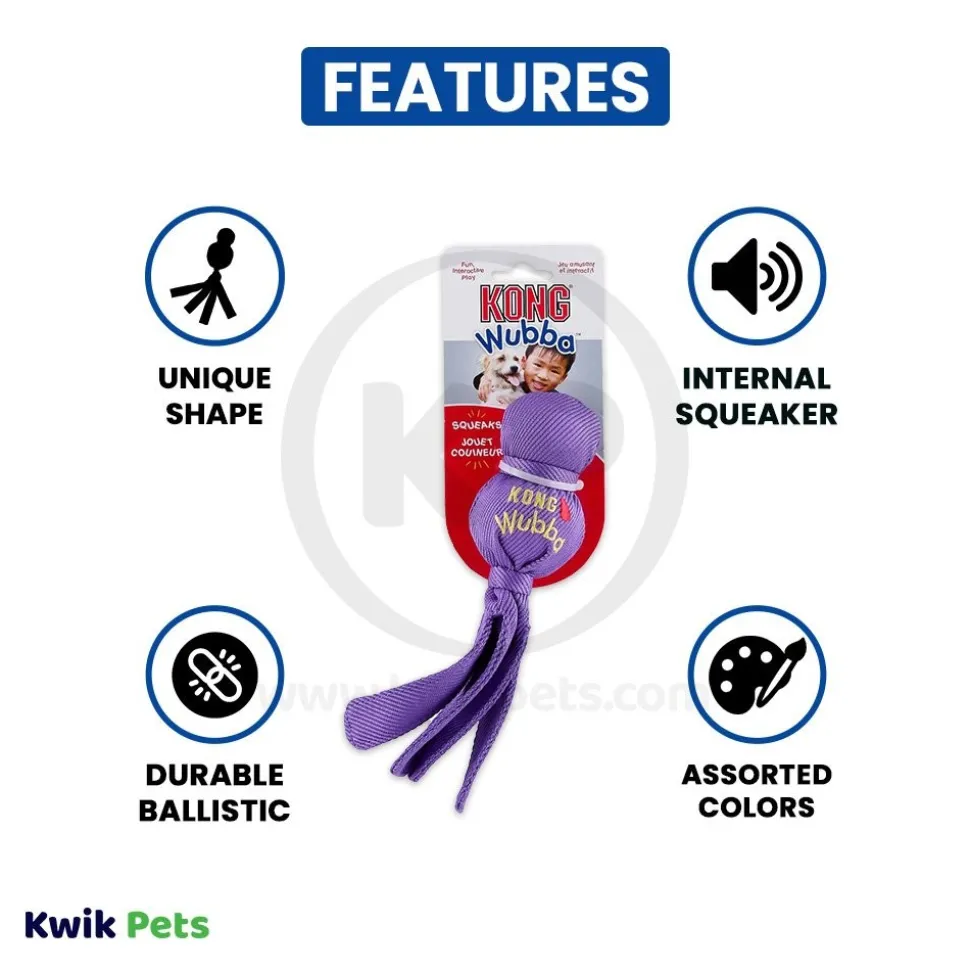 KONG Wubba Dog Toy Assorted Large
