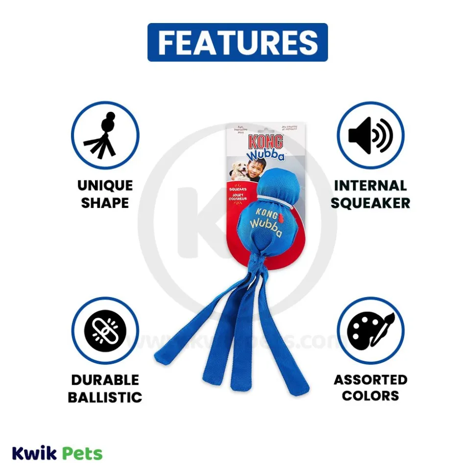 KONG Wubba Dog Toy Assorted XL