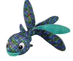 KONG Wubba Finz Dog Toy Blue Small