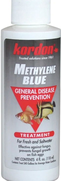 Kordon Methylene Blue General Disease Prevention Aquarium Treatment 4-oz