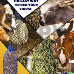 Kwik Pets Horse Hay Bag Blue 42-in