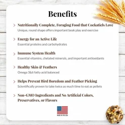 Lafeber Classic Nutri-Berries Cockatiel Bird Food 4-lb
