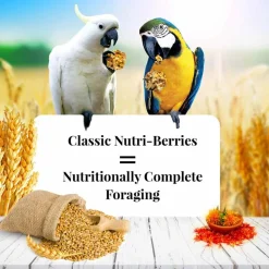Lafeber Classic Nutri-Berries Macaw & Cockatoo Bird Food 3.5-lb