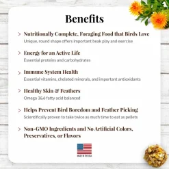 Lafeber Classic Nutri-Berries Macaw & Cockatoo Bird Food 3.5-lb