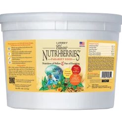 Lafeber Classic Nutri-Berries Parakeet Bird Food 4-lb