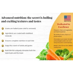 Lafeber Garden Veggie Nutri-Berries Parrot Bird Food 3-lb