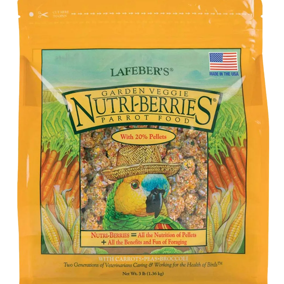 Lafeber Garden Veggie Nutri-Berries Parrot Bird Food 3-lb