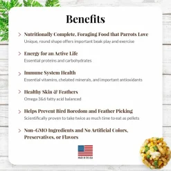Lafeber Garden Veggie Nutri-Berries Parrot Bird Food 3-lb