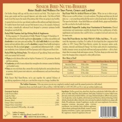 Lafeber Senior Bird Nutri-Berries Parrot Bird Food 3-lb