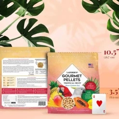 Lafeber Tropical Fruit Gourmet Pellets Macaw & Cockatoo Bird Food 4-lb