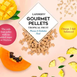 Lafeber Tropical Fruit Gourmet Pellets Macaw & Cockatoo Bird Food 4-lb