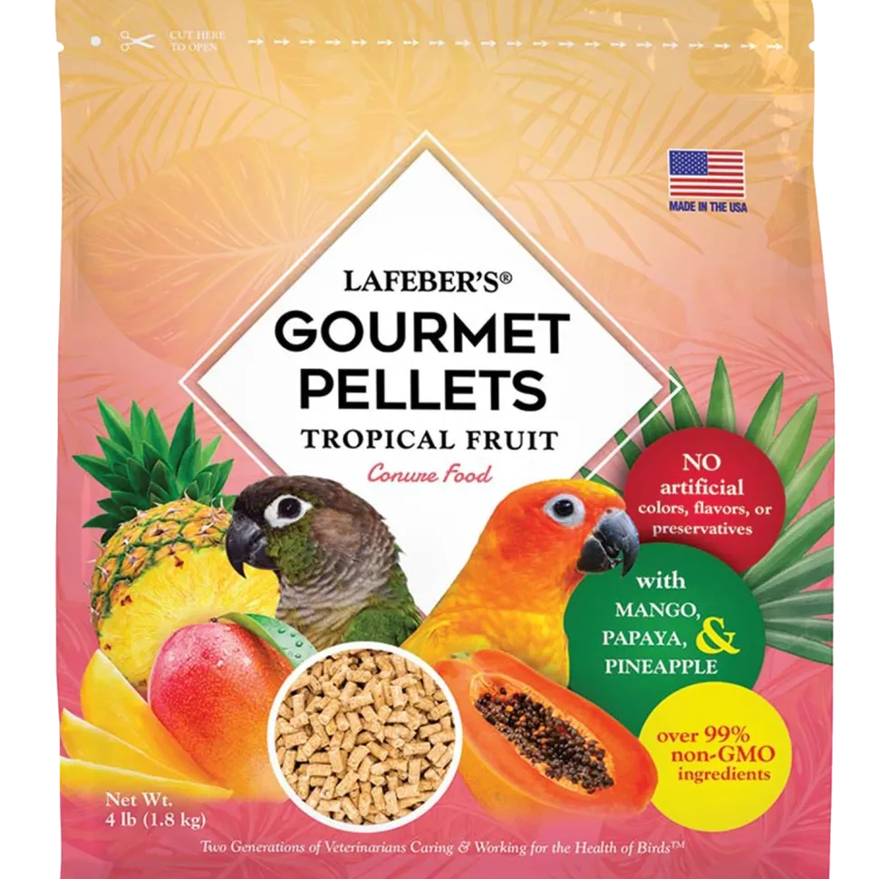 Lafeber Tropical Fruit Gourmet Pellets Conure Bird Food 4-lb