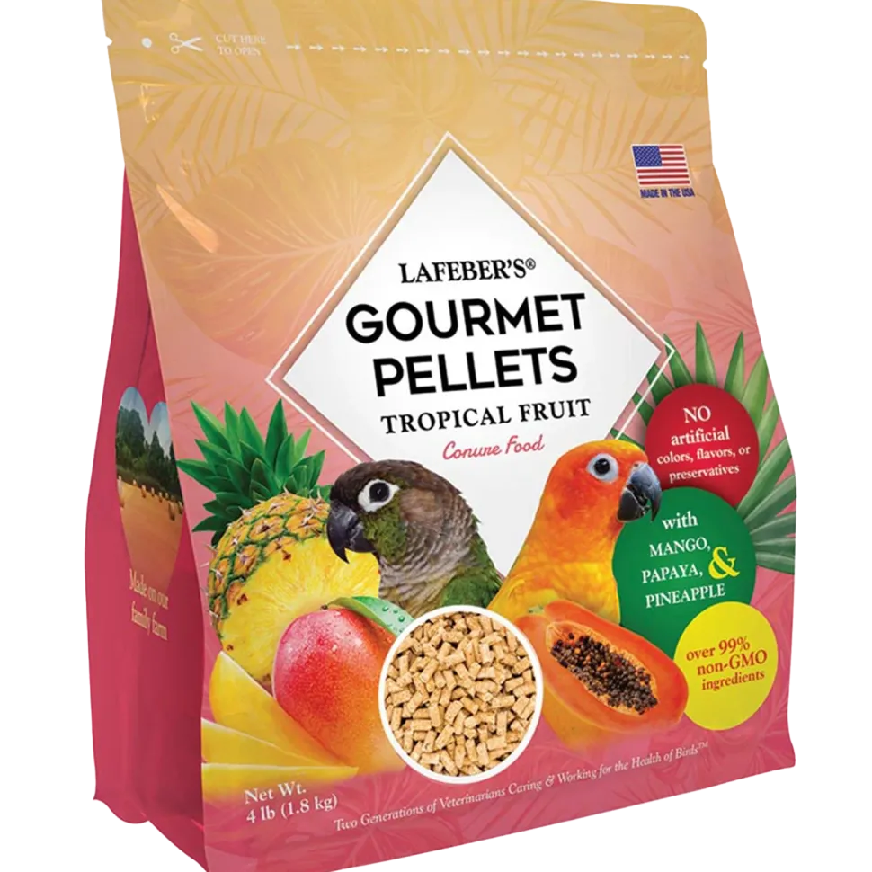 Lafeber Tropical Fruit Gourmet Pellets Conure Bird Food 4-lb
