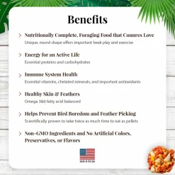 Lafeber Tropical Fruit Nutri-Berries Conure Bird Food 10-oz