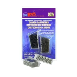 Lee's Aquarium & Pet Products Disposable Carbon Cartridges for Under Gravel Filters 2 Count