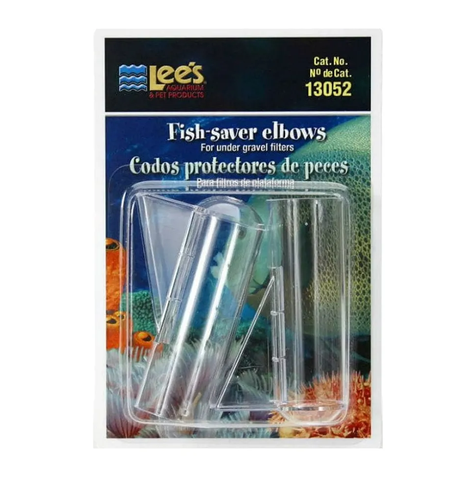 Lee's Aquarium & Pet Products Elbow Fit Any 1-in Uplift Tube 2 Count