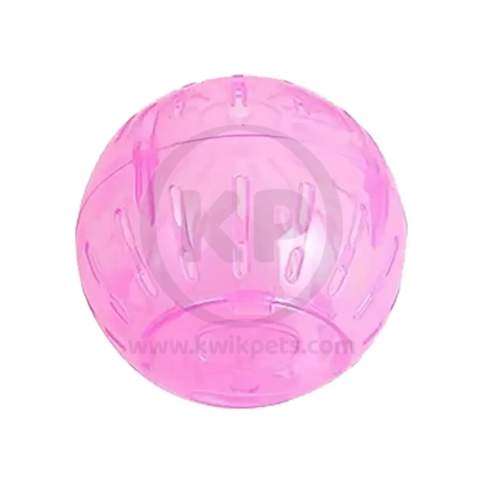 Lee's Aquarium & Pet Products Kritter Krawler Colored Exercise Ball for Small Animals Red Standard