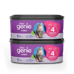 Litter Genie Jumbo Odor Control Cat Litter Disposal Refill 2 Count