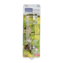 Lixit Chew Proof Glass Bottle for Small Animals Clear 6-oz