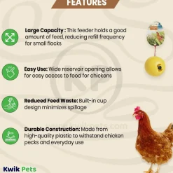 Lixit Chicken Toy Yellow One Size