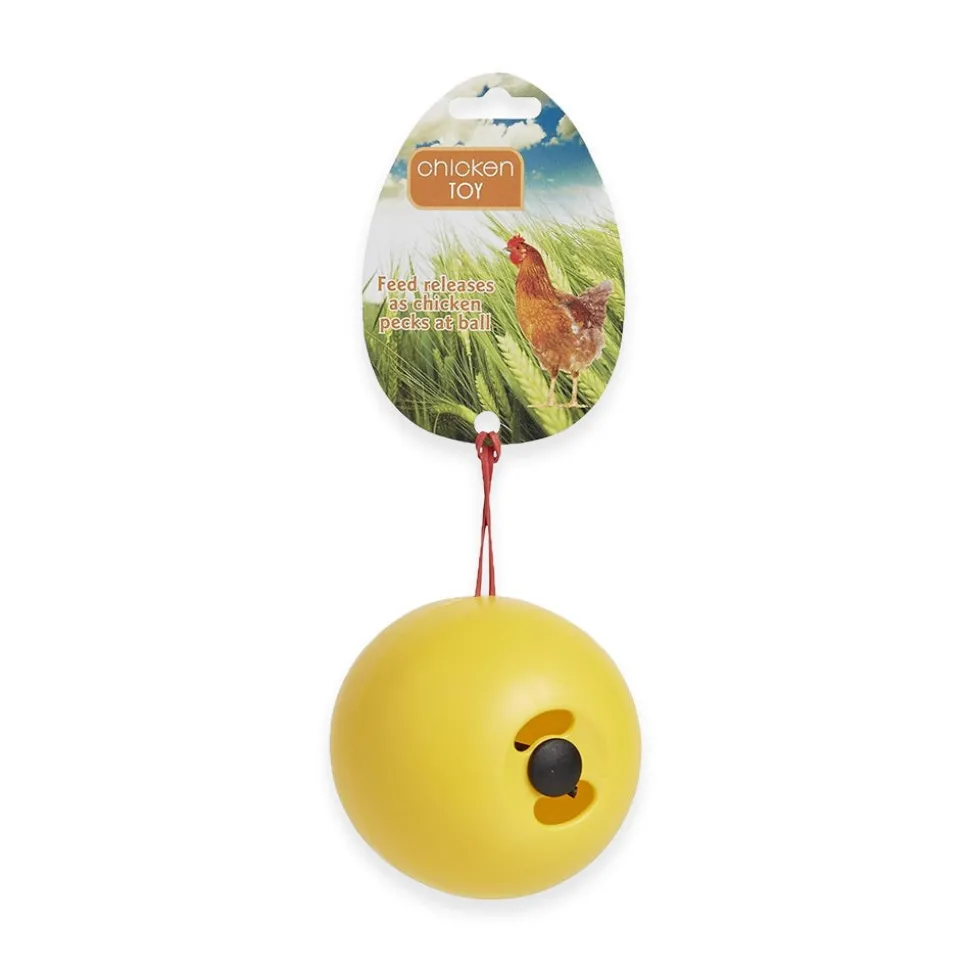 Lixit Chicken Toy Yellow One Size