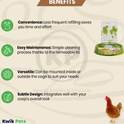 Lixit Farm Babies Chick Feeder 32-oz