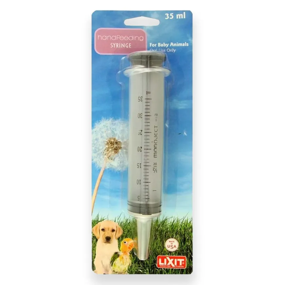 Lixit Hand Feeding Syringe for Baby Animals 35 ml