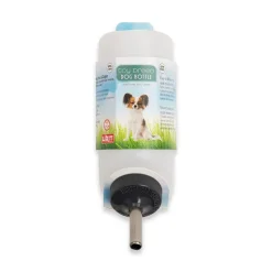 Lixit Small Dog Water Bottle White Silver 16-oz