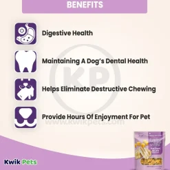 Loving Pets Bone-Shaped Soft Jerky Dog Treat Chicken & Cheese 6-oz