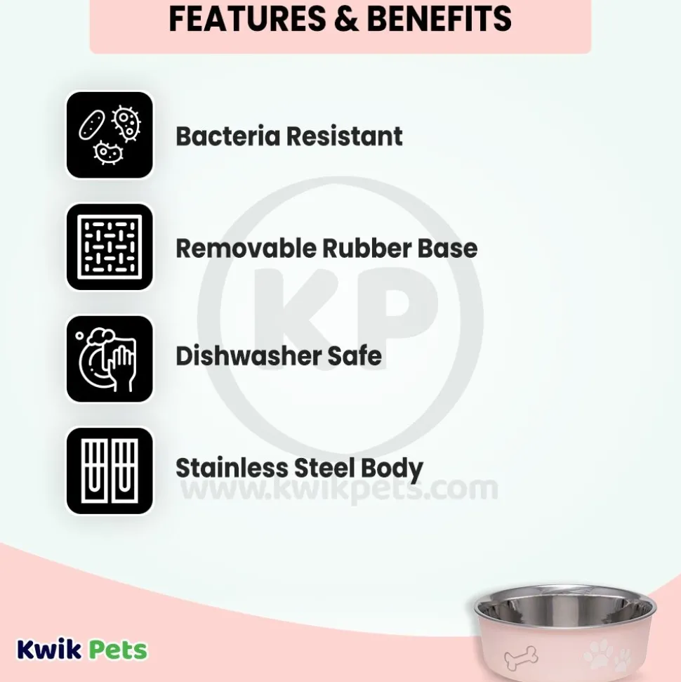Loving Pets Classic Dog Bowl Paparazzi Pink Medium