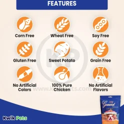 Loving Pets Gourmet Wraps Dog Treat Sweet Potato & Chicken 8-oz