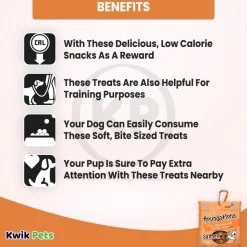 Loving Pets Houndations Small Dog & Puppy Training Treats Salmon 4-oz