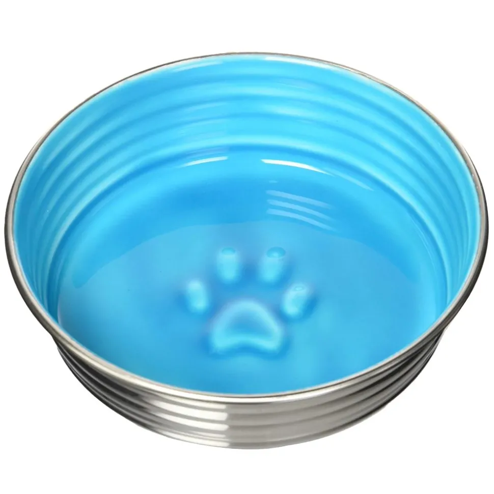 Loving Pets Le Bol Dog Bowl Seine Blue Medium