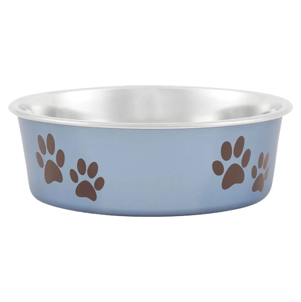 Loving Pets Metallic Dog Bowl Blueberry Small