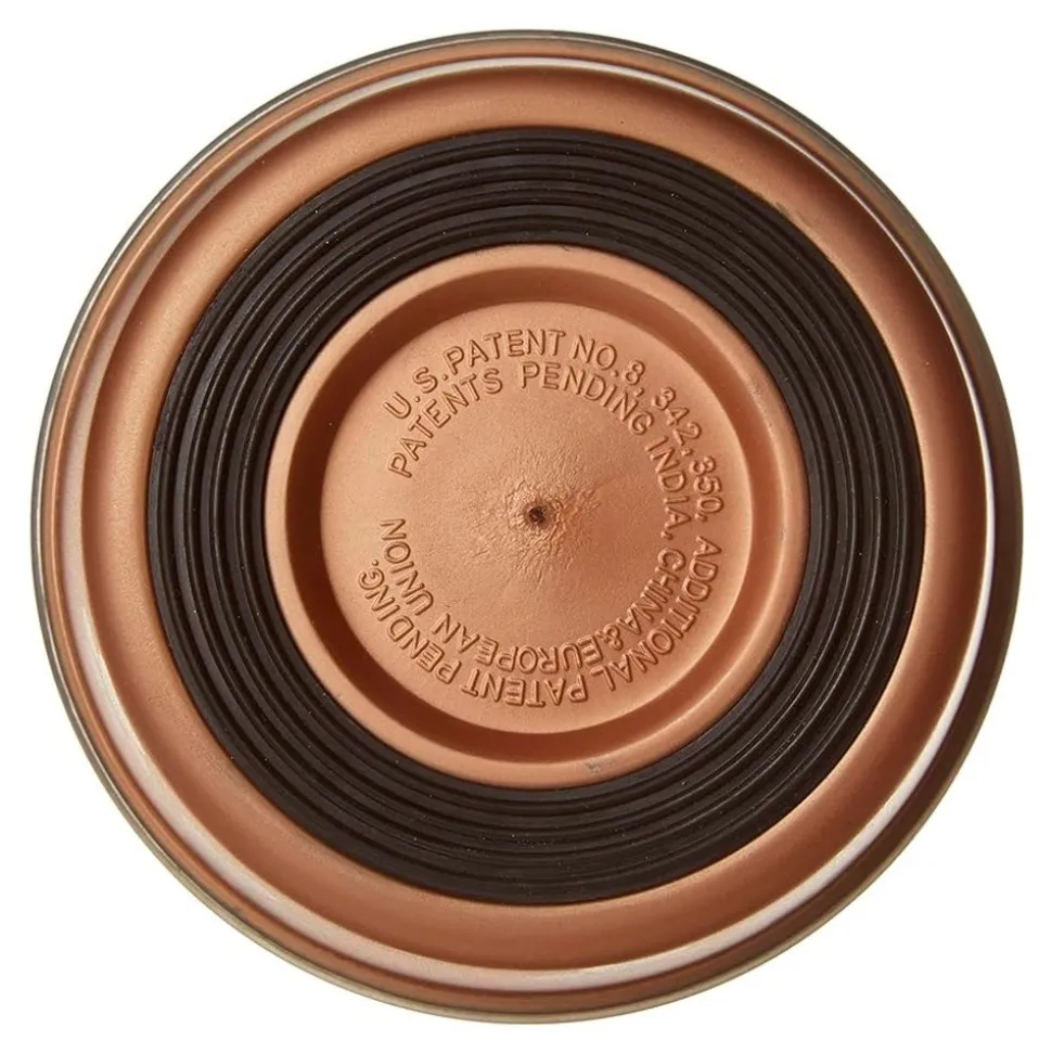 Loving Pets Metallic Dog Bowl Champagne Medium