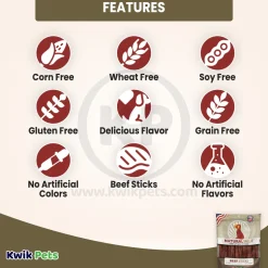 Loving Pets Natural Value Beef Sticks Dog Treat 14-oz