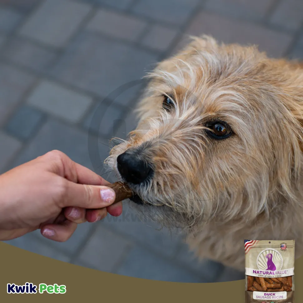 Loving Pets Natural Value Duck Sausages Dog Treat 13-oz