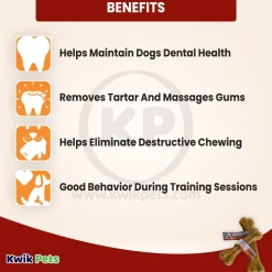 Loving Pets Pressed Rawhide Bone Dog Treat 4-in