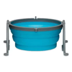 Loving Pets Travel Dog Bowl Blue Large