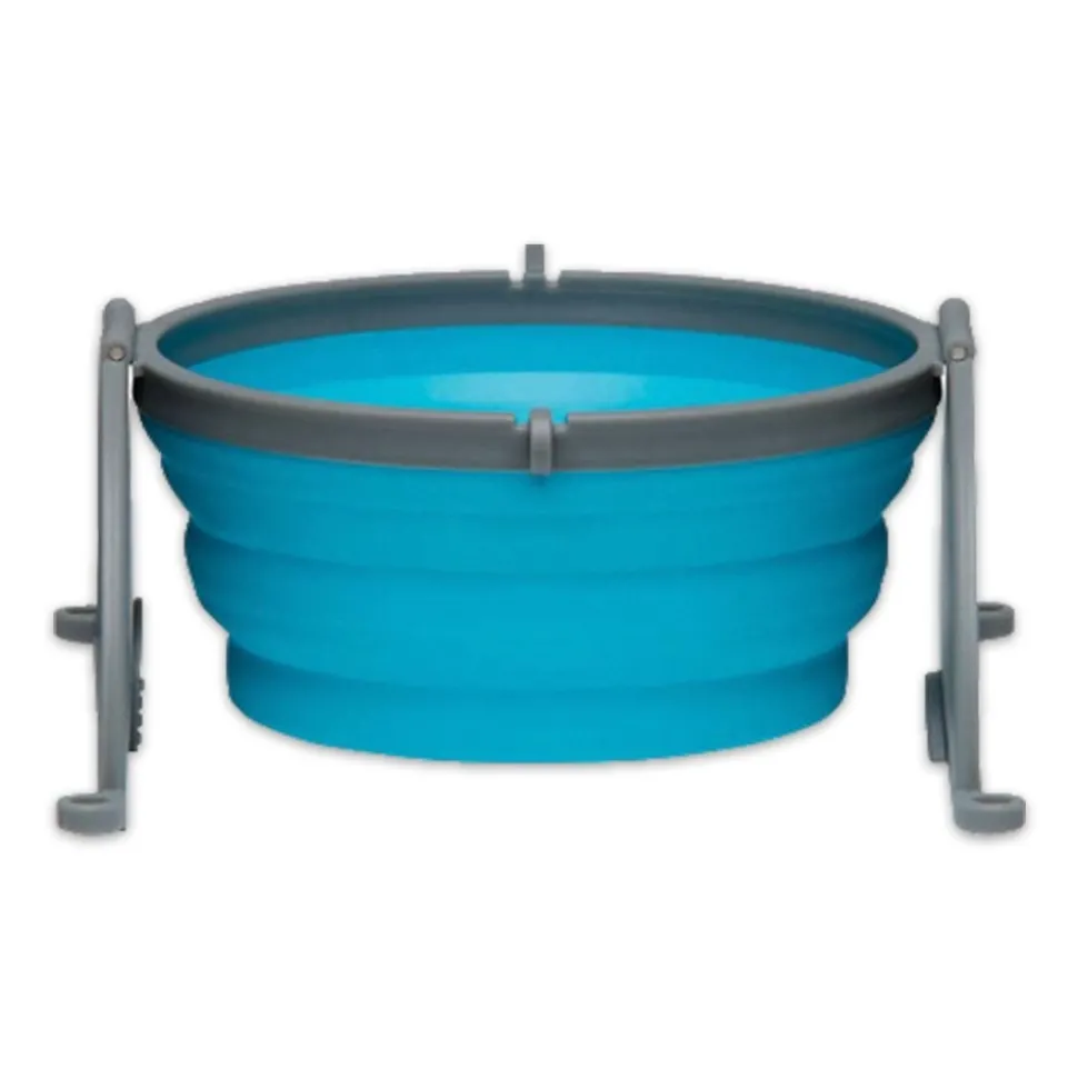 Loving Pets Travel Dog Bowl Blue Large