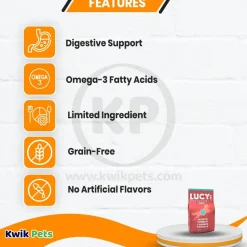 Lucy Pet Products Formula for Life L.I.D. Dry Dog Food Salmon Pumpkin & Quinoa 4.5-lb