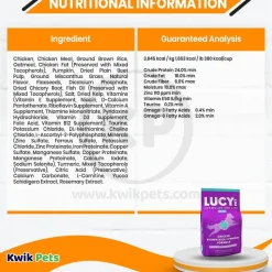 Lucy Pet Products Formula for Life L.I.D. Dry Dog Food Chicken Brown Rice & Pumpkin 4.5-lb