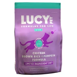 Lucy Pet Products Formulas for Life Dry Cat Food Chicken Brown Rice & Pumpkin 4-lb