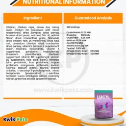 Lucy Pet Products Formulas for Life Dry Cat Food Chicken Brown Rice & Pumpkin 4-lb