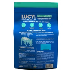 Lucy Pet Products Grain-Free Small Bites Small Breed Dry Dog Food Duck, Pumpkin & Quinoa 4.5-lb