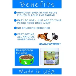 Mad About Organics Oral Care Food Additive for Dogs & Cats 4-oz