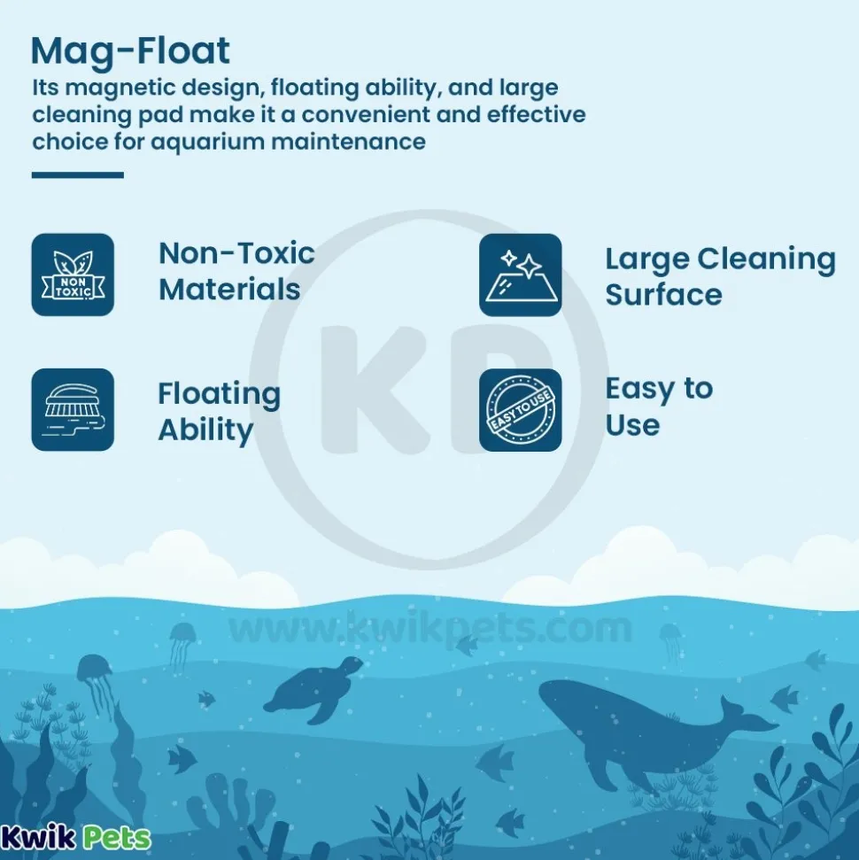 Mag-Float Floating Aquarium Acrylic Cleaner Large