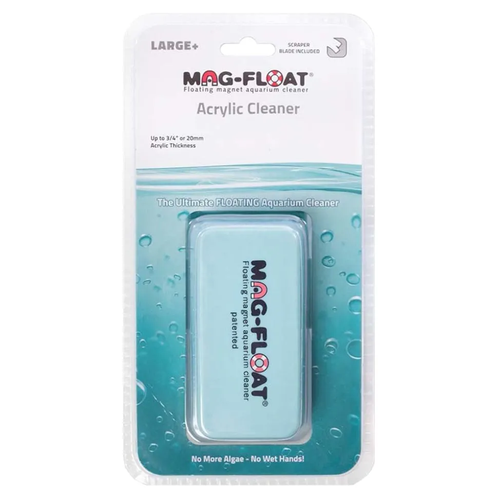 Mag-Float Floating Magnet Acrylic Aquarium Cleaner Large+