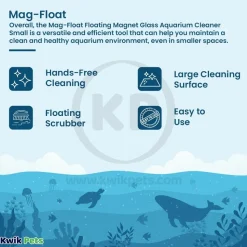 Mag-Float Floating Magnet Glass Aquarium Cleaner Small